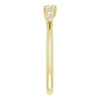 14K Yellow 1/8 CTW Natural Diamond Stackable Ring.
