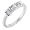 Platinum 1/4 CTW Natural Diamond Stackable Ring