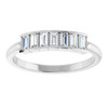 Platinum 1/4 CTW Natural Diamond Stackable Ring