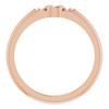 14K Rose .07 CTW Natural Diamond Stackable Ring