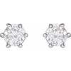 14K White 1/3 CTW Natural Diamond Stud Earrings..
