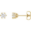 14K Yellow 1/2 CTW Natural Diamond Stud Earrings..
