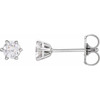 Platinum 1/3 CTW Natural Diamond Stud Earrings...