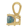 14K Yellow 6 mm Lab-Grown Alexandrite Pendant