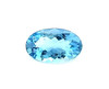 Oval 0.98 carats Blue Aquamarine, 8.1 x 6.12 x 3.53