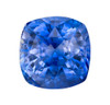 2.18 Carat Medium Blue Sapphire Gem,  Cushion Shape,  7 x 6.8 mm