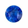 1.16 Carat Rich Blue Color Sapphire RIng Gem, Round Shape, 6.6 mm