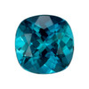 2.25 Blue Tourmaline Cushion 8 mm