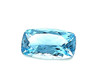 Antique Cushion 4.09 carats Blue Aquamarine Gem, 12.01 x 8.2 x 6.09