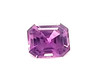 Asscher Shape 1.09 carats Pink Sapphire Gem, 5.87 x 5.84 x 3.47