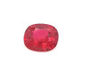 Cushion Shape, 1.07 Carat, Fine Ruby Gemstone,, 6.15 x 6.11 x 3.49