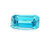 Emerald 8.69 carats Blue Zircon, 13.95 x 8.55 x 5.84