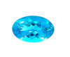 Oval Shape, 3.59 carats Blue Paraiba Colored Apatite Gem, 11.38 x 8.71 x 5.53