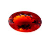 11.2ct Vibrant Orange Citrine Oval Gem - Dark Brownish Hue - $696 USD