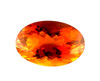 16.2ct Vibrant Orange Citrine Oval Gem - Medium Dark Brownish Hue - $878 USD