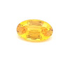 3.07ct Radiant Yellow Sapphire Oval Gem - Medium Dark Yellow - $4283 USD