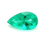 1.65ct Pear Shaped Emerald Gem - Medium Strong Yellowish Green - $10842 USD