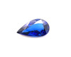 1.55ct Pear-Shape Blue Sapphire Gem - Dark Violetish Hue - $4529 USD