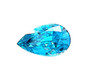 Pear 3.24 carats Blue Zircon, 10.2 x 7.35 x 4.91