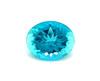 Round Shape, 4.04 carats Blue Paraiba Colored Apatite Gem, 10.05 x 6.5