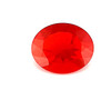 Round Shape 2.37 Carat Orange Opal Gemstone, 9.88 x 6.55