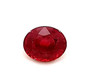 Round Shape 1.67 carats Gem Ruby Stone, 6.41 x 4.87