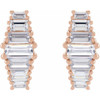14K Rose 1 1/2 CTW Lab-Grown Diamond Earrings