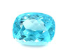 Cushion Shape, 16.15 carats Blue Paraiba Colored Apatite Gem, 15.46 x 14.92 x 9.73