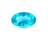 2.47ct Blue Apatite Oval - Vivid Greenish Blue Gem - $632 USD