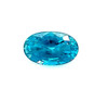 Oval Shape 4.94 carats, Blue Zircon Loose Gem, 10.13 x 7.67 x 6.38