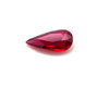 1.51 Carat Orangy Red Ruby Pear Gem - Medium Slightly Orangy - $12159 USD