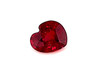 Heart Cut, 1.01 Carat, Fine Ruby Gemstone,, 5.38 x 6.17 x 3.77