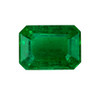 Calibrated Fine 1.03 Carat Fine Emerald Stone in Octagon Cut 7.0 x 5.0 mm