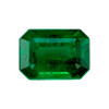 Superb 0.98 Carat Vivid Green Emerald Stone in Octagon Cut, 7.0 x 5 mm