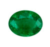 Nice Quality 1.25 Carat Emerald Gem in Oval Shape 7.9 x 6.1 mm
