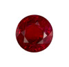 0.42 Carat, Fine Ruby Gem, Round Shape, 4.3 mm