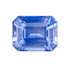 1.37 Carat Gorgeous Blue Sapphire Gem, Emerald Cut, 6.7 x 5.1 mm