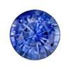0.8 Carat Blue Sapphire, Round shape, 5.5 mm