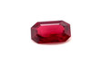 Octagon Cut, 1 Carat, Fine Ruby Gemstone,, 6.93 x 4.84 x 3