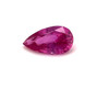 1.84 Carat Dark Reddish Pink Sapphire Pear Gem - $6318 USD