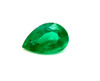 1.44 Carat Pear Green Emerald - Medium Slightly Bluish Gem - $2802 USD