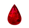 2.07 Carat Fine Red Ruby Engagement Stone, Pear Shape, 9.44 x 6.36 x 4.54 mm, GRS Cert