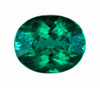 3.37 Carat Blue Green Tourmaline Gemstone, Oval Shape, 10.7 x 8.7 mm