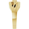 Family Criss Cross Ring Mounting in 18 Karat Yellow Gold for Round Stone