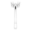 Marquise 6 Prong V End Scroll Setting Ring Mounting in 10 Karat White Gold for Marquise Stone