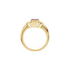 Beaded Halo Style Ring Mounting in 10 Karat Rose Gold for Round Stone