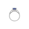 Fleur de lis Ring Mounting in 10 Karat Rose Gold for Emerald Stone