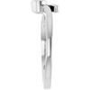 Family Bezel Set Ring Mounting in 10 Karat White Gold for Round Stone