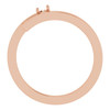 Engravable Family Ring Mounting in 10 Karat Rose Gold for Round Stone