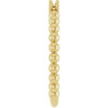 Family Beaded Ring Mounting in 18 Karat Yellow Gold for Round Stone
